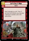 Product image for Let's Call It War
