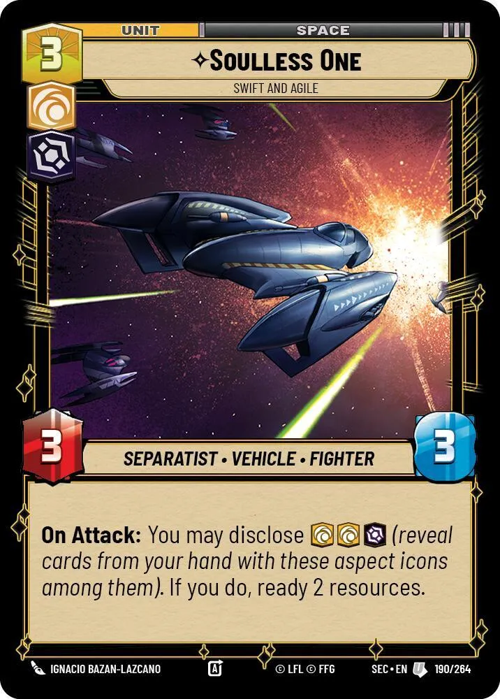 Soulless One - Rapide Et Agile — Secrets of Power — Star Wars: Unlimited