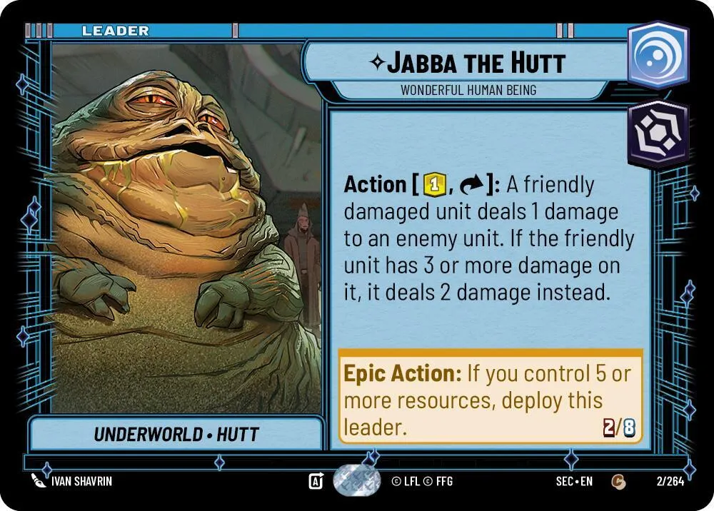 Jabba the Hutt - Wonderful Human Being — Secrets of Power — Star Wars: Unlimited