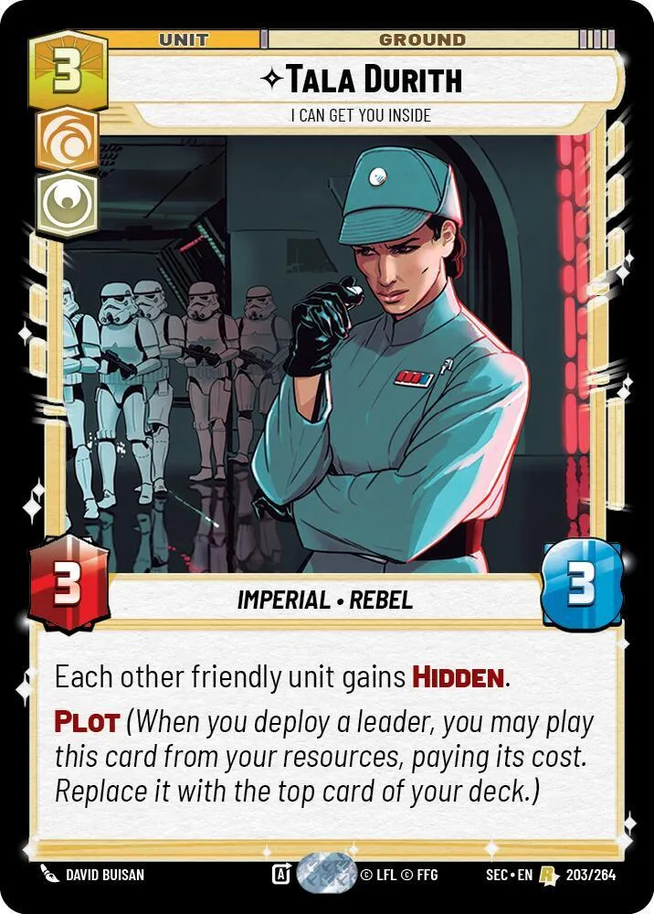 Tala Durith - I Can Get You Inside — Secrets of Power — Star Wars: Unlimited