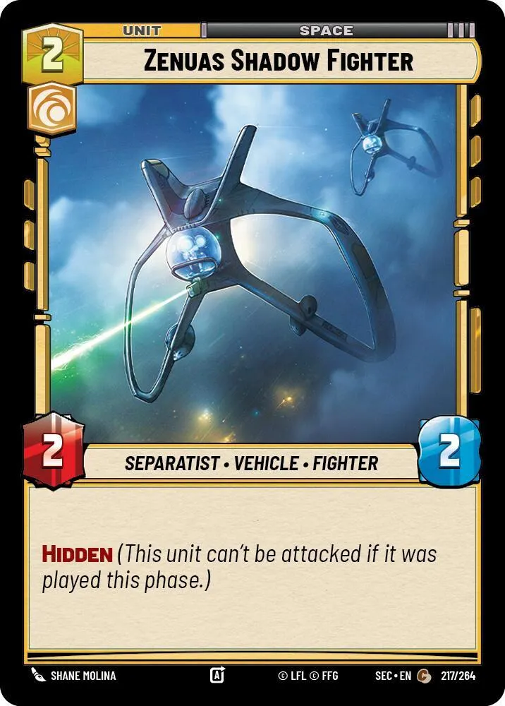 Chasseur Zenuas Discret — Secrets of Power — Star Wars: Unlimited