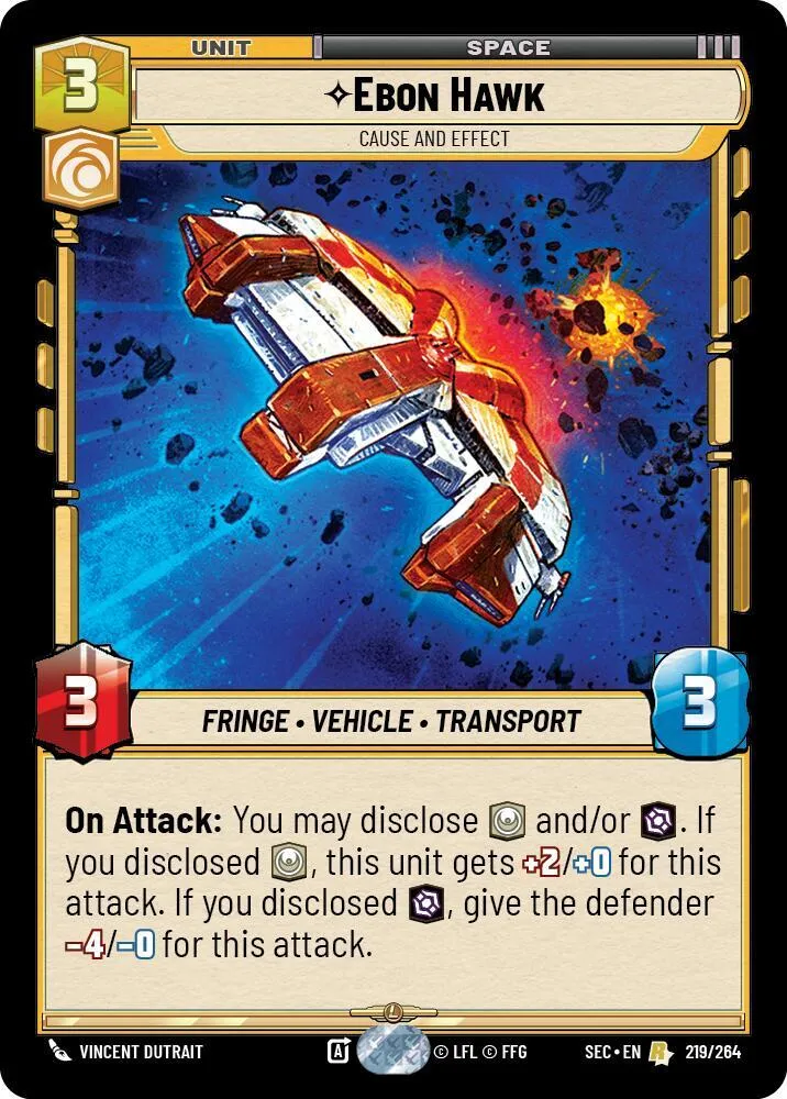 Ebon Hawk - Cause and Effect — Secrets of Power — Star Wars: Unlimited