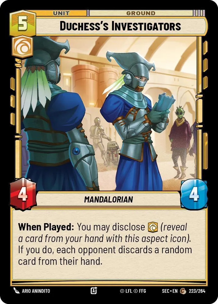 Enquêteurs de la Duchesse — Secrets of Power — Star Wars: Unlimited
