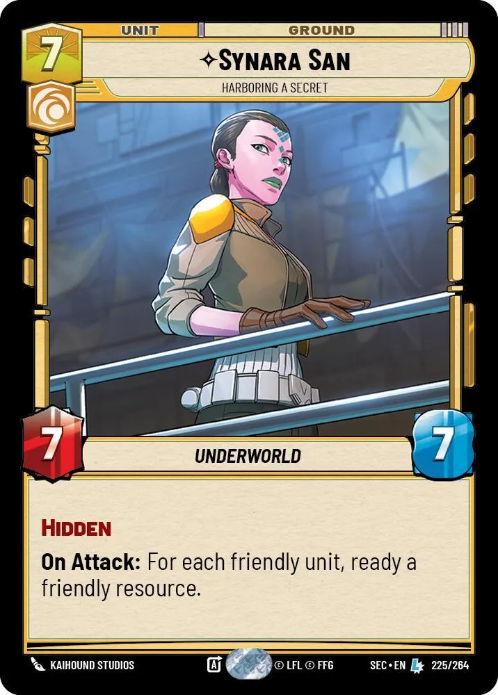 Synara San - Harboring a Secret — Secrets of Power — Star Wars: Unlimited