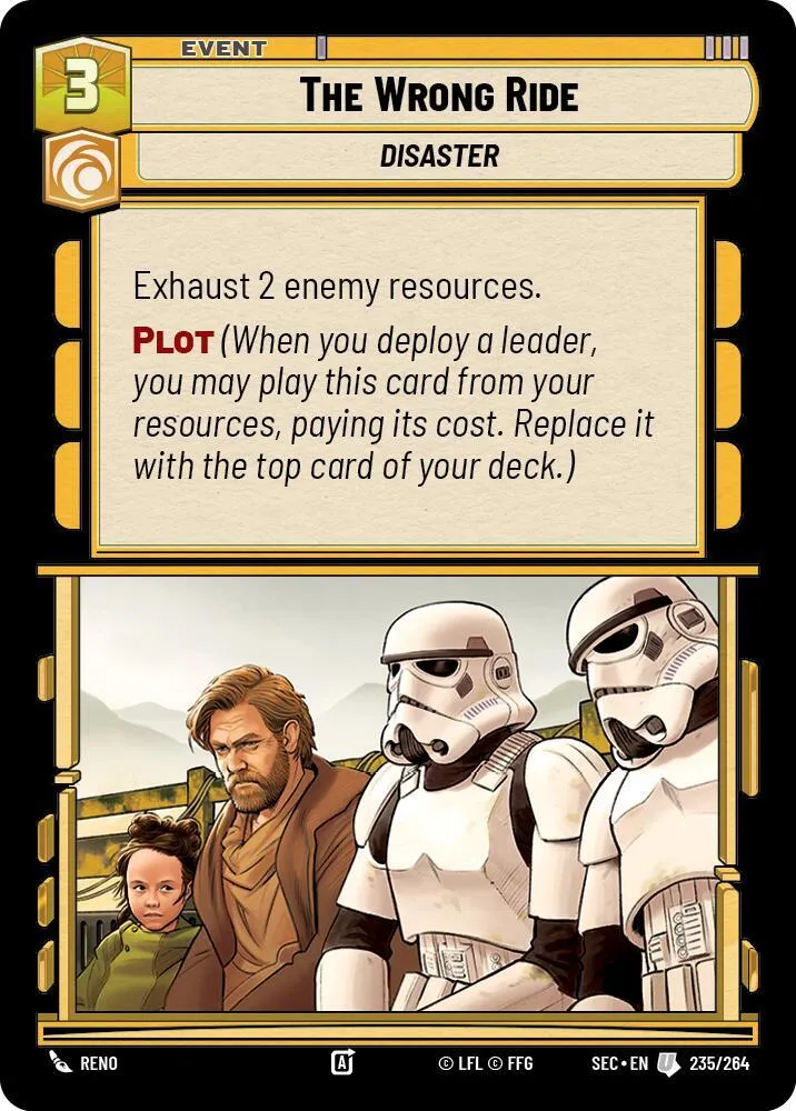 Faire Fausse Route — Secrets of Power — Star Wars: Unlimited
