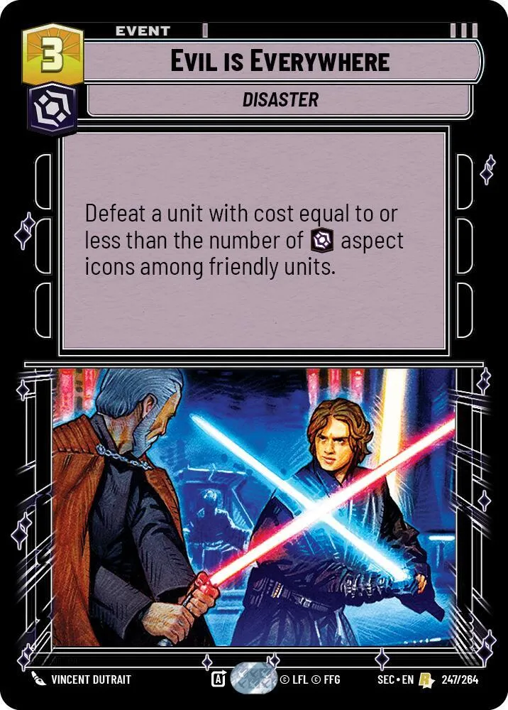 Evil is Everywhere — Secrets of Power — Star Wars: Unlimited