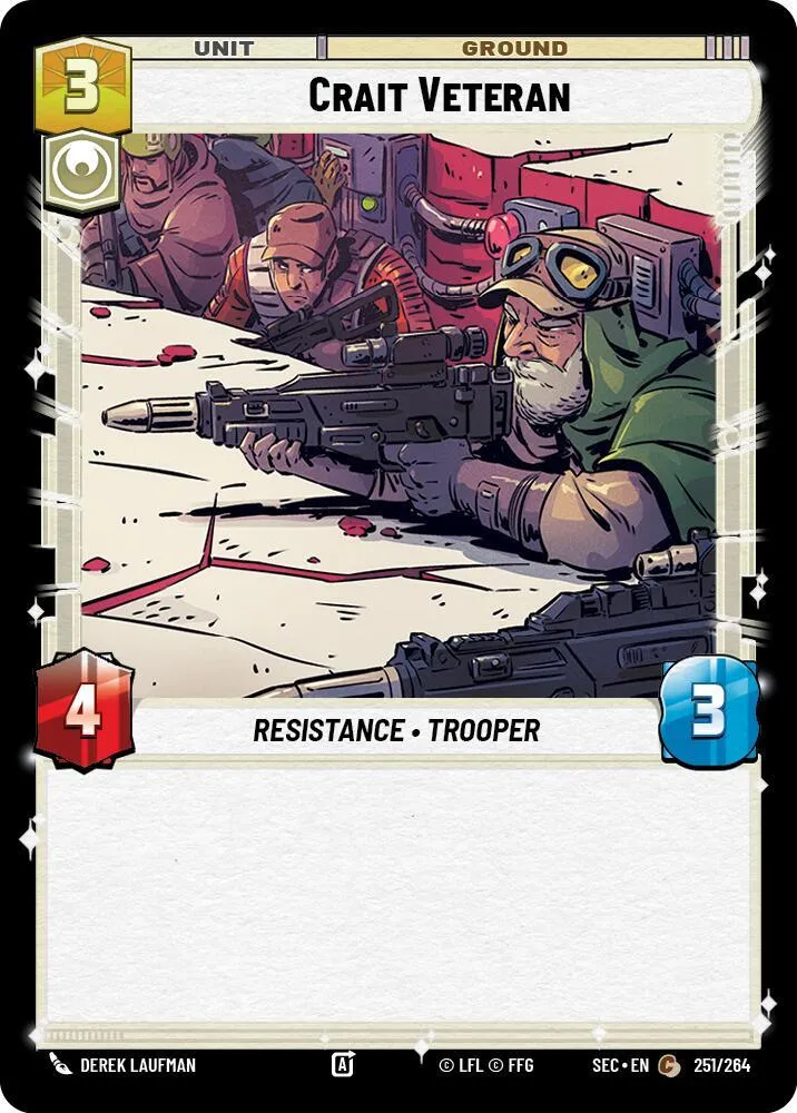 Vétéran de Crait — Secrets of Power — Star Wars: Unlimited