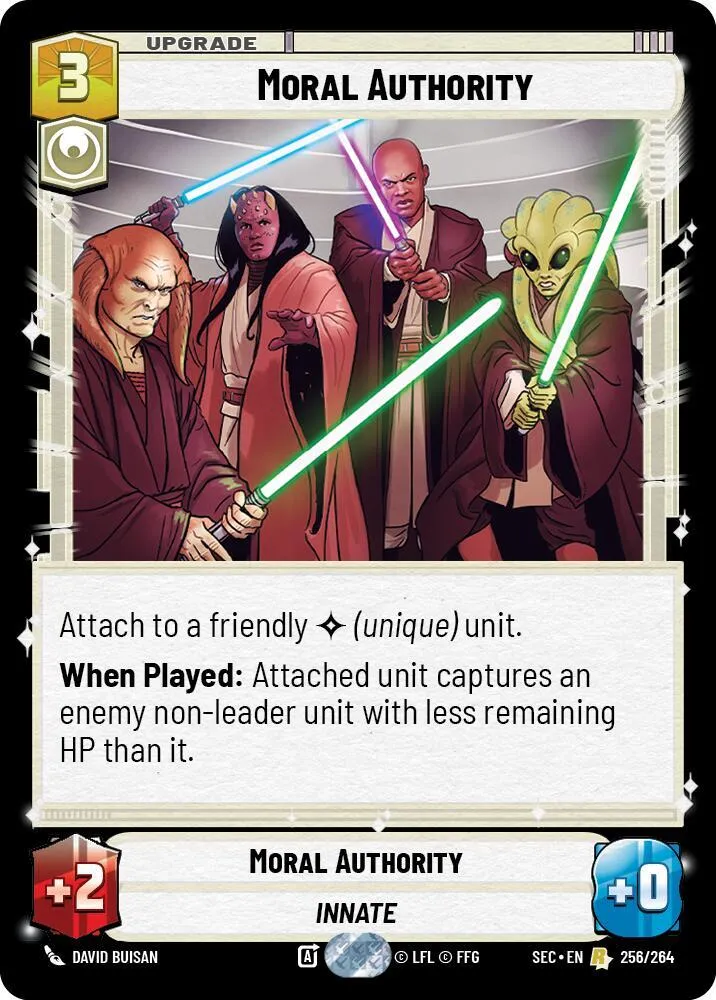 Moral Authority — Secrets of Power — Star Wars: Unlimited