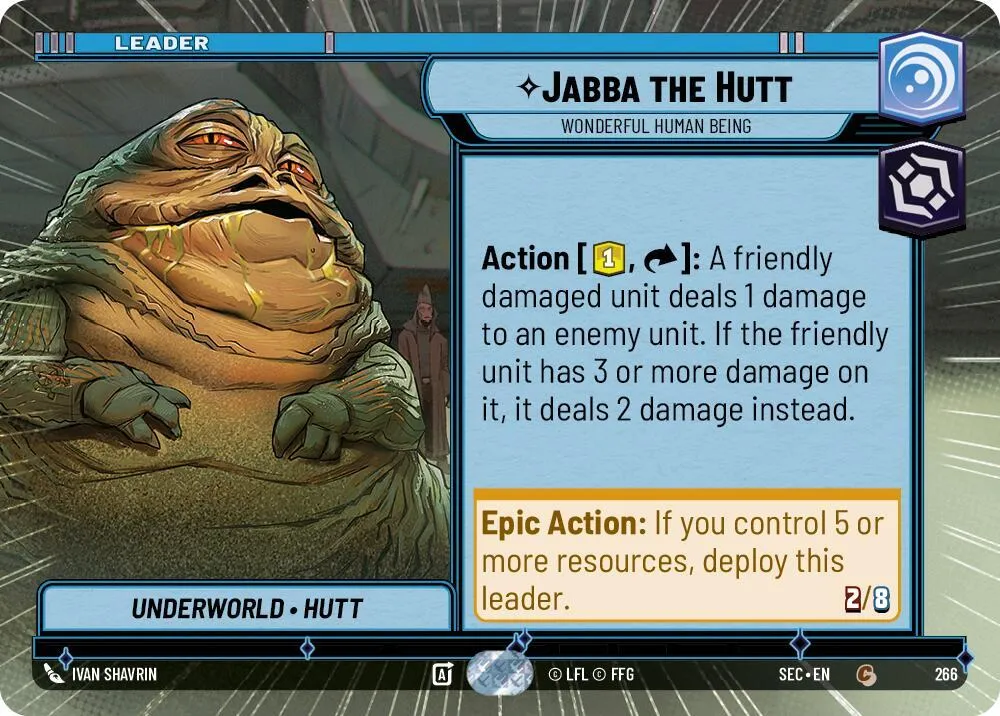 Jabba the Hutt - Wonderful Human Being — Secrets of Power — Star Wars: Unlimited