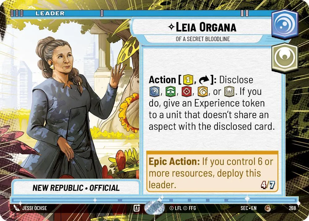 Leia Organa - Of A Secret Bloodline — Secrets of Power — Star Wars: Unlimited