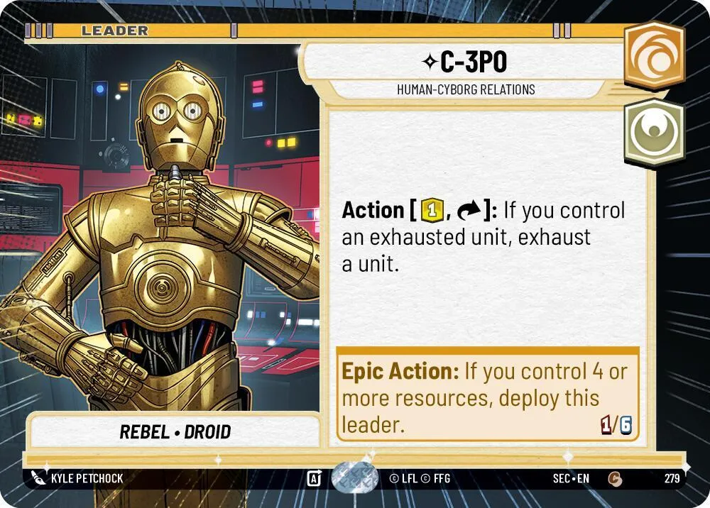 C-3PO - Human-Cyborg Relations — Secrets of Power — Star Wars: Unlimited