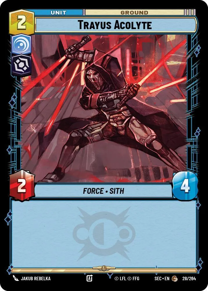 Trayus Acolyte — Secrets of Power — Star Wars: Unlimited