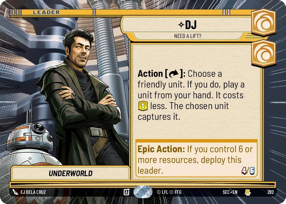 DJ - Need a Lift? — Secrets of Power — Star Wars: Unlimited