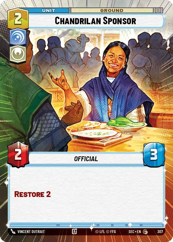 Sponsor Chandrilan — Secrets of Power — Star Wars: Unlimited