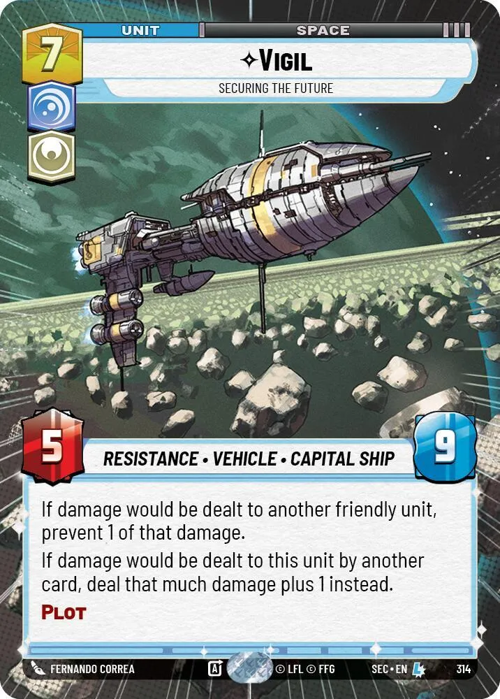 Vigil - Securing the Future — Secrets of Power — Star Wars: Unlimited