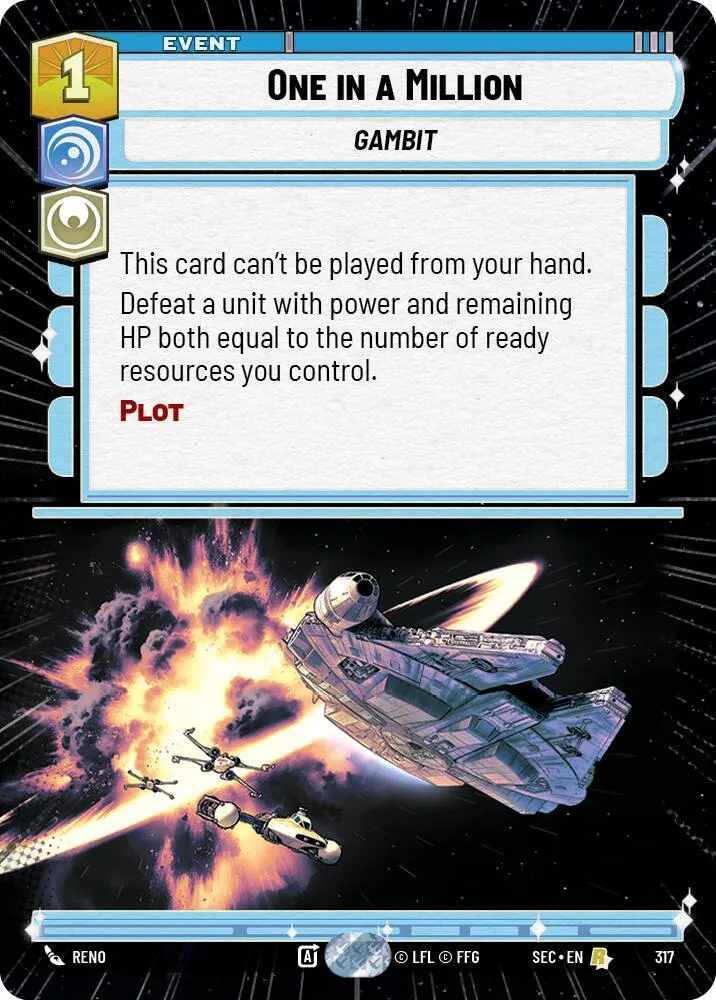 One in a Million — Secrets of Power — Star Wars: Unlimited