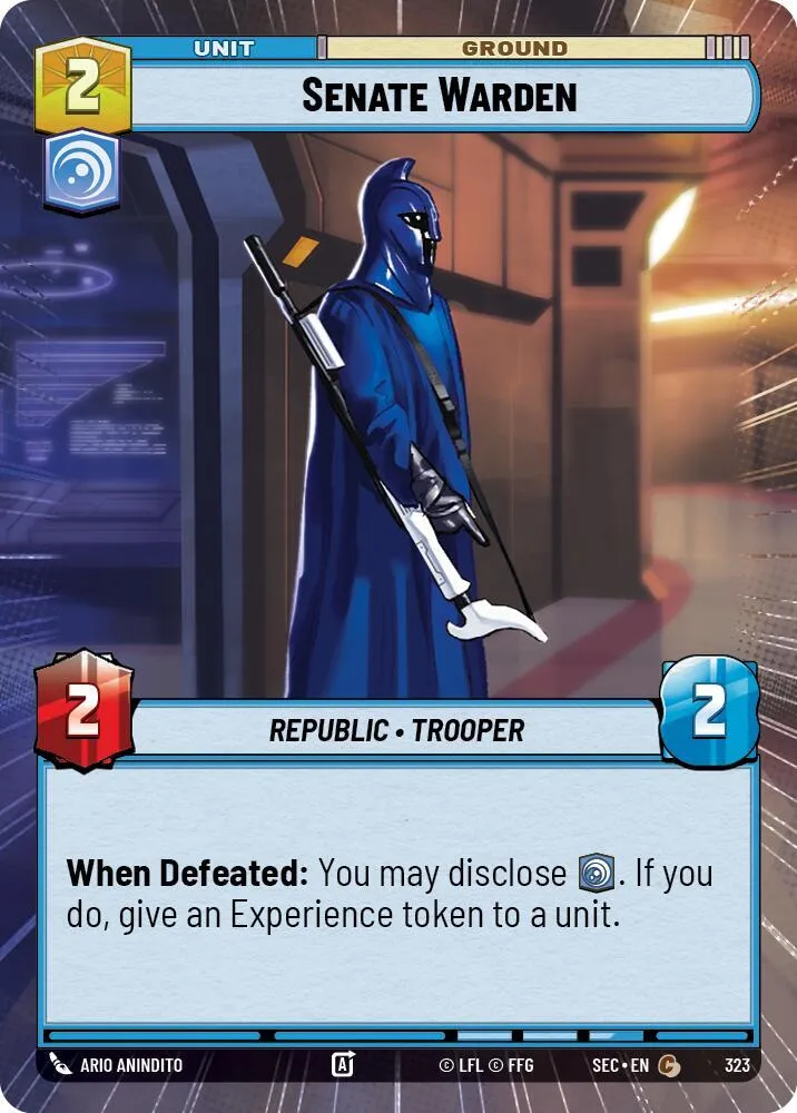 Gardien du Sénat — Secrets of Power — Star Wars: Unlimited