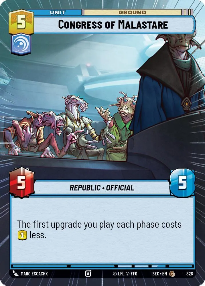 Congrès de Malastare — Secrets of Power — Star Wars: Unlimited