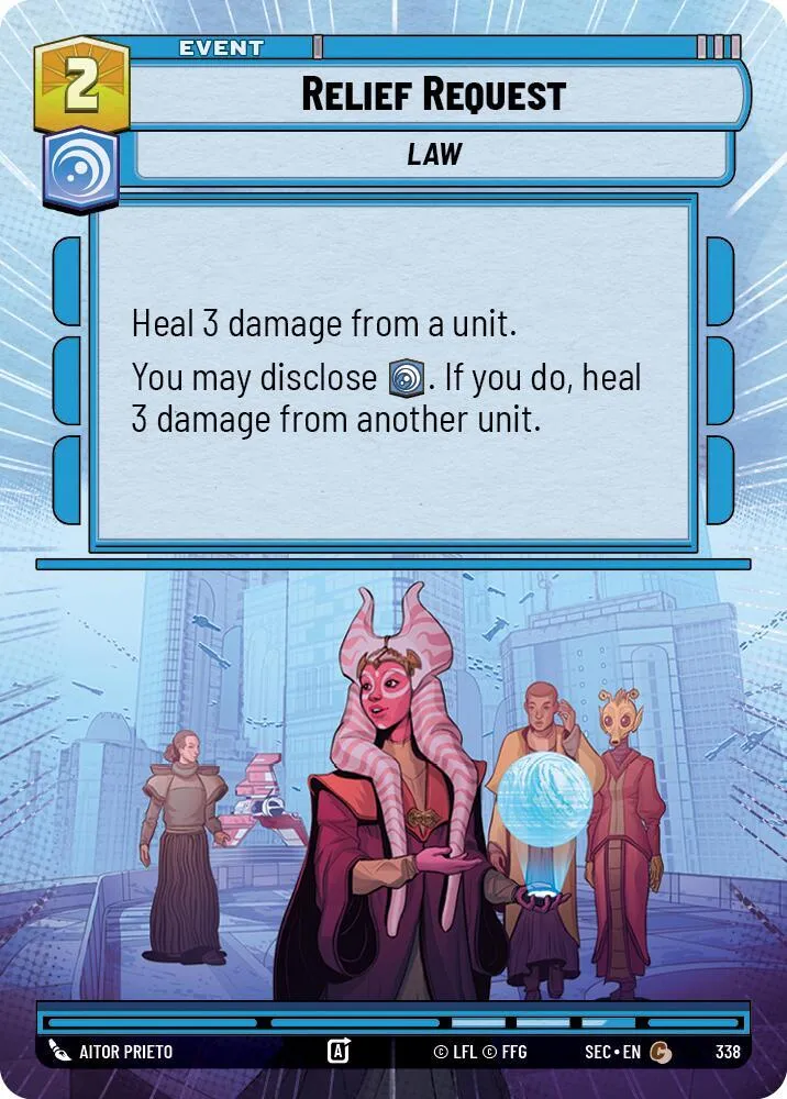 Requête Humanitaire — Secrets of Power — Star Wars: Unlimited