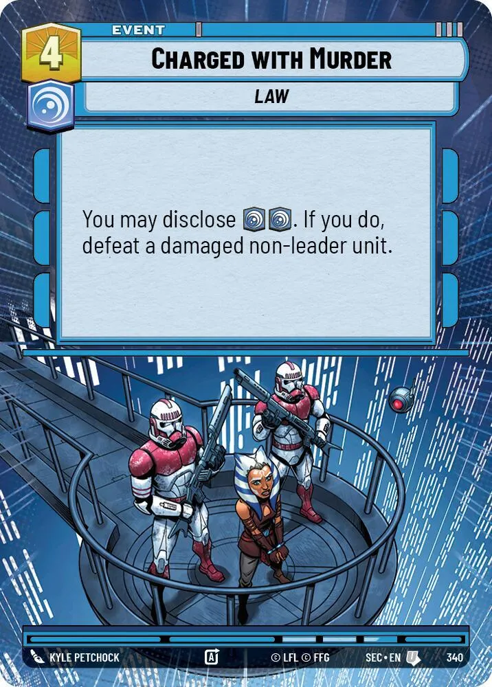 Charged with Murder — Secrets of Power — Star Wars: Unlimited