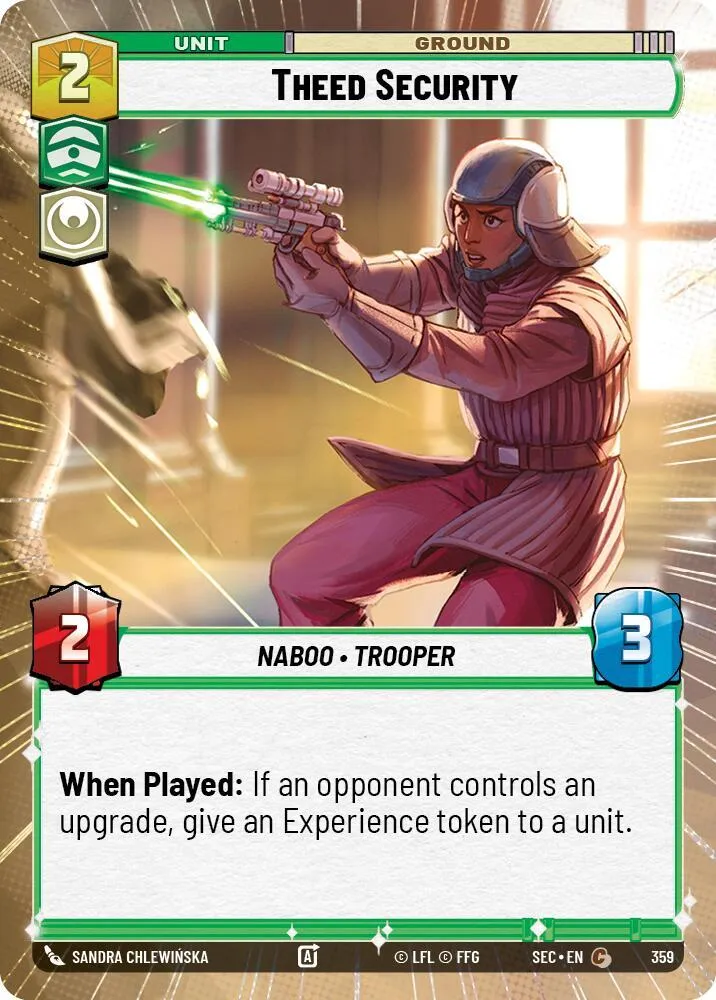 Sécurité de Theed — Secrets of Power — Star Wars: Unlimited