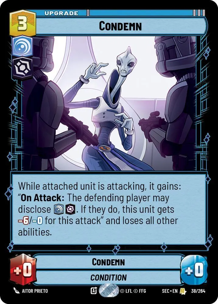 Condemn — Secrets of Power — Star Wars: Unlimited