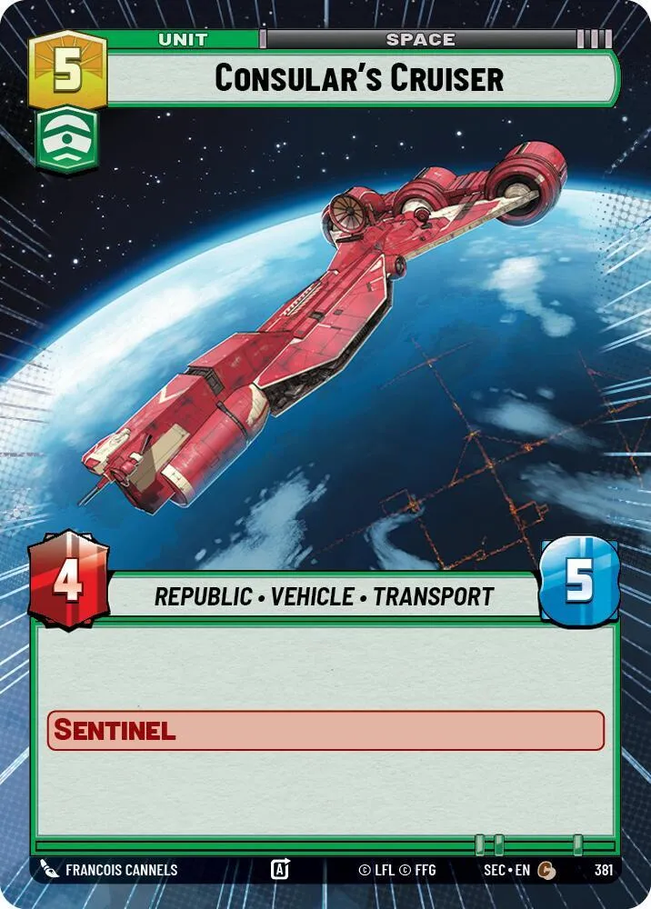Croiseur Consulaire — Secrets of Power — Star Wars: Unlimited