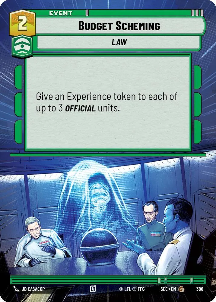 Magouille Budgétaire — Secrets of Power — Star Wars: Unlimited