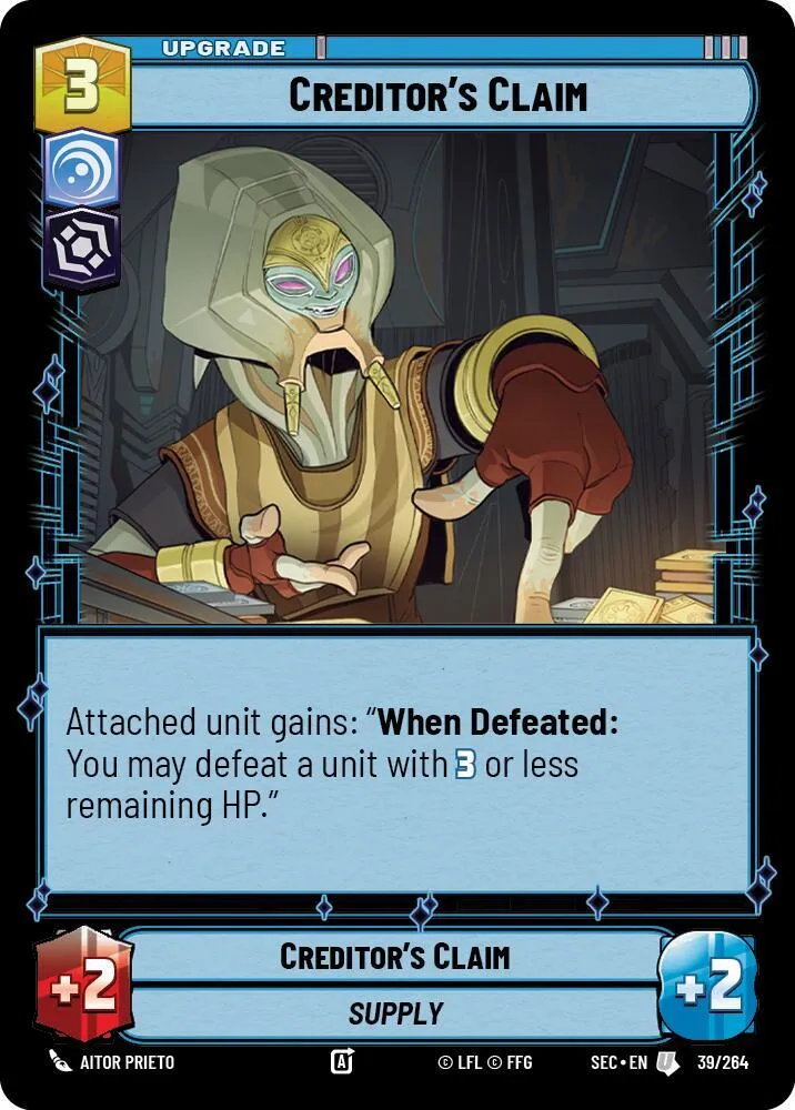 Droits du Créancier — Secrets of Power — Star Wars: Unlimited