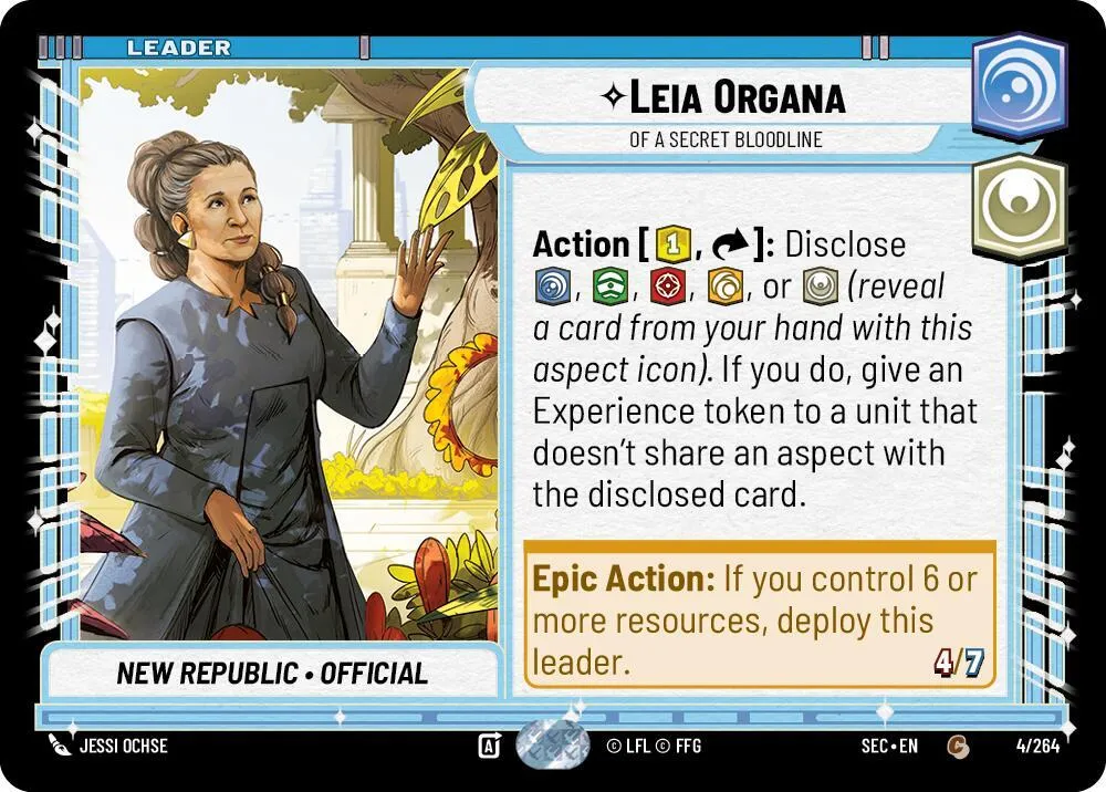 Leia Organa - Of A Secret Bloodline — Secrets of Power — Star Wars: Unlimited