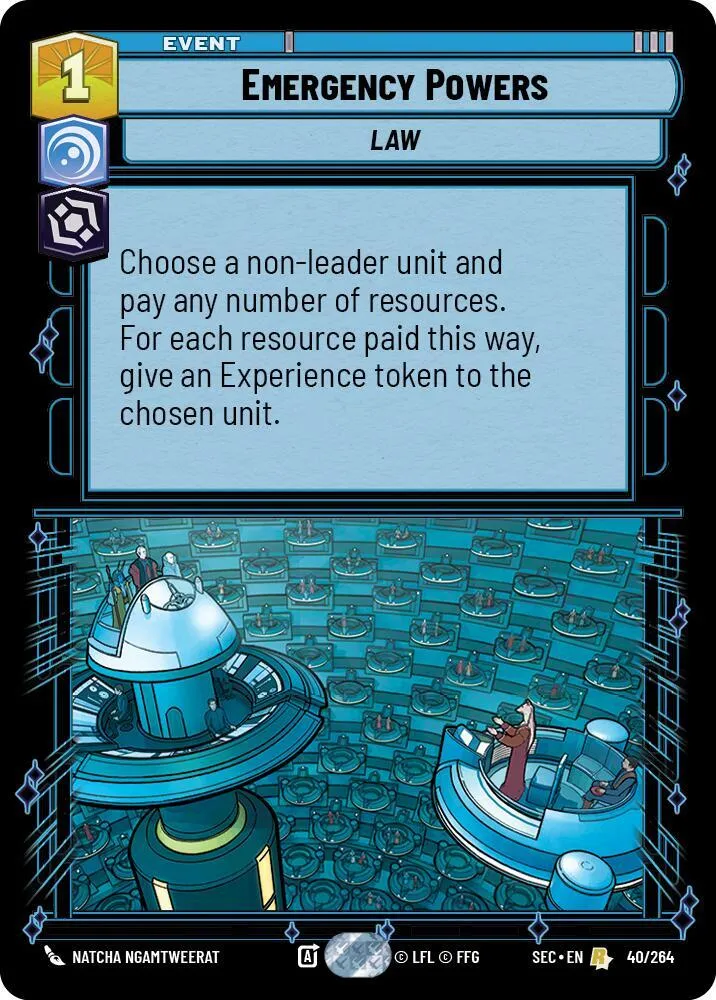 Emergency Powers — Secrets of Power — Star Wars: Unlimited