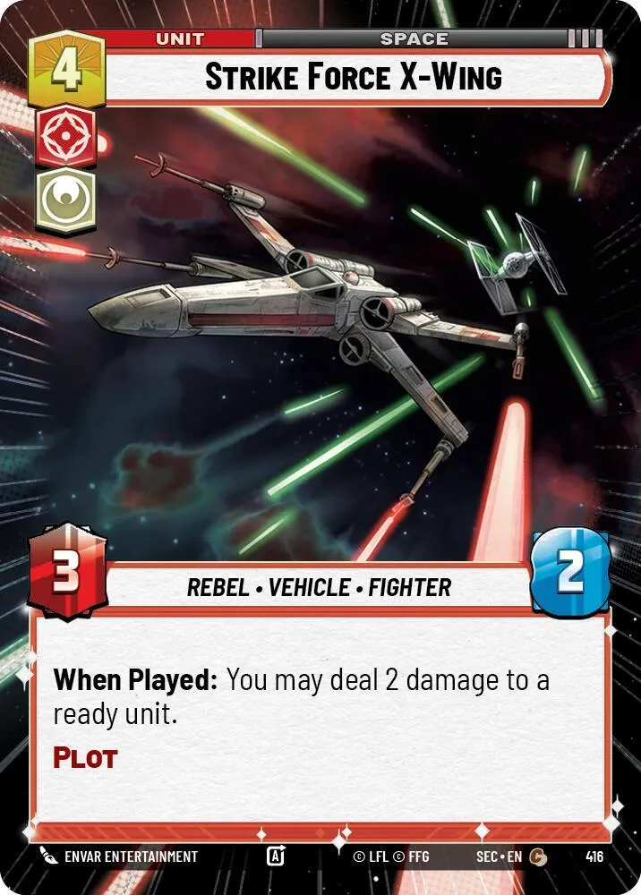 X-Wing de la Force d'Assaut — Secrets of Power — Star Wars: Unlimited