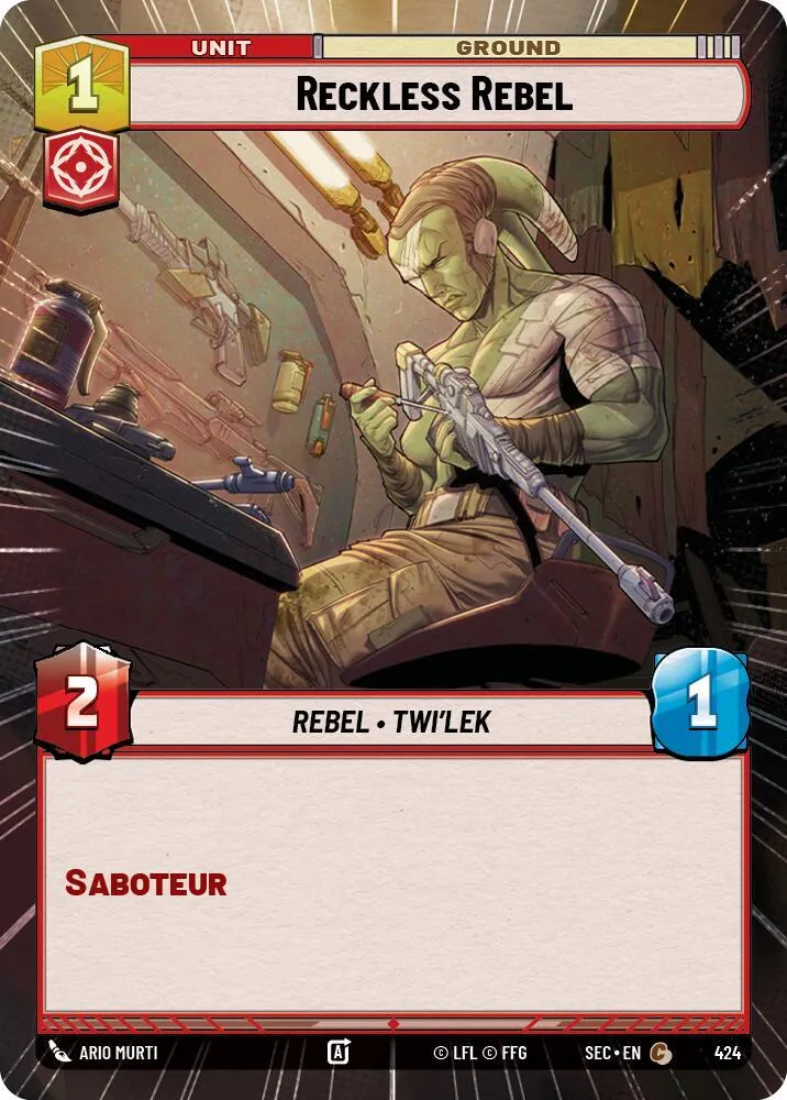 Rebelle Téméraire — Secrets of Power — Star Wars: Unlimited