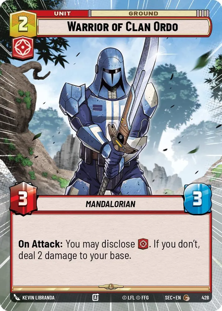 Warrior of Clan Ordo — Secrets of Power — Star Wars: Unlimited