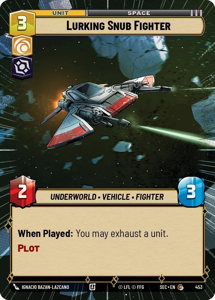 Lurking Snub Fighter — Secrets of Power — Star Wars: Unlimited