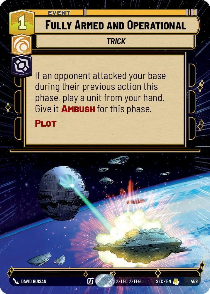 Armée et Pleinement Opérationnelle — Secrets of Power — Star Wars: Unlimited