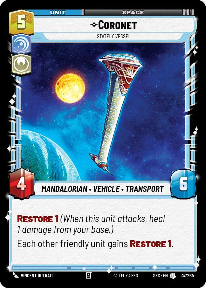Coronet - Navire Majestueux — Secrets of Power — Star Wars: Unlimited