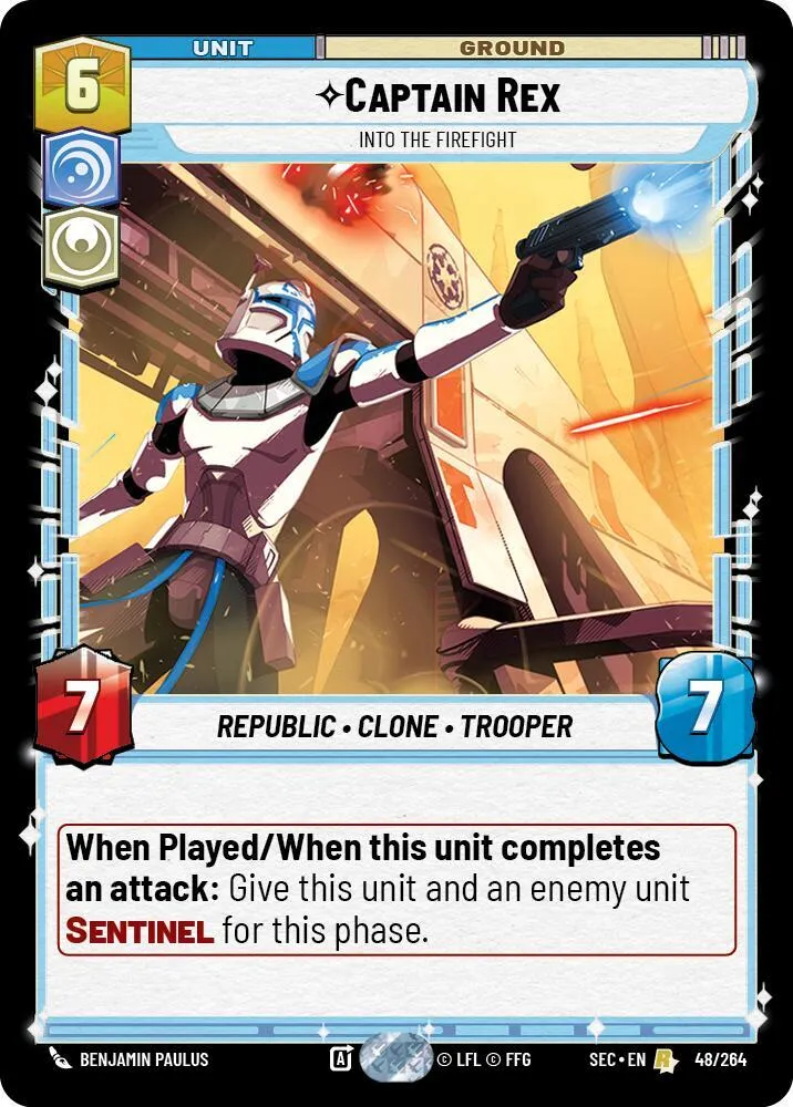 Captain Rex - Into the Firefight — Secrets of Power — Star Wars: Unlimited