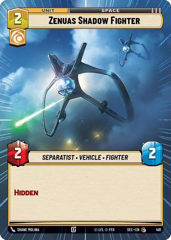 Chasseur Zenuas Discret — Secrets of Power — Star Wars: Unlimited