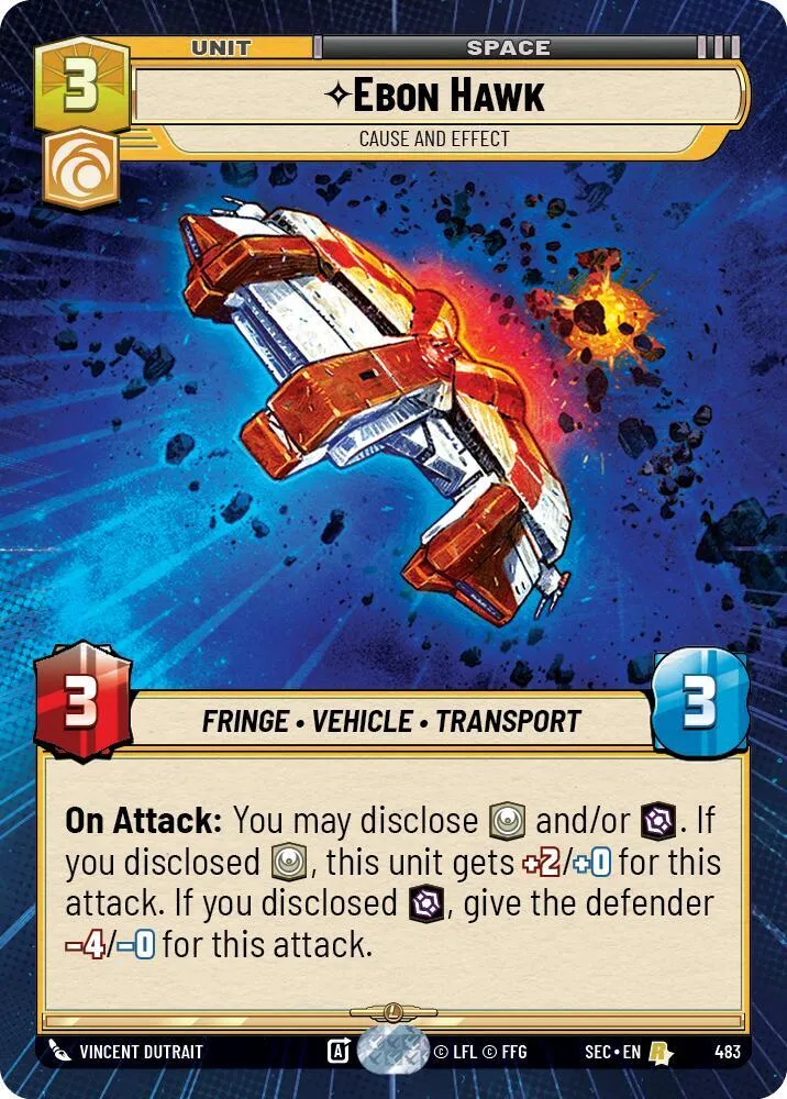 Ebon Hawk - Cause and Effect — Secrets of Power — Star Wars: Unlimited