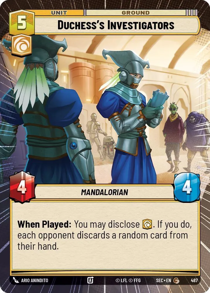Enquêteurs de la Duchesse — Secrets of Power — Star Wars: Unlimited
