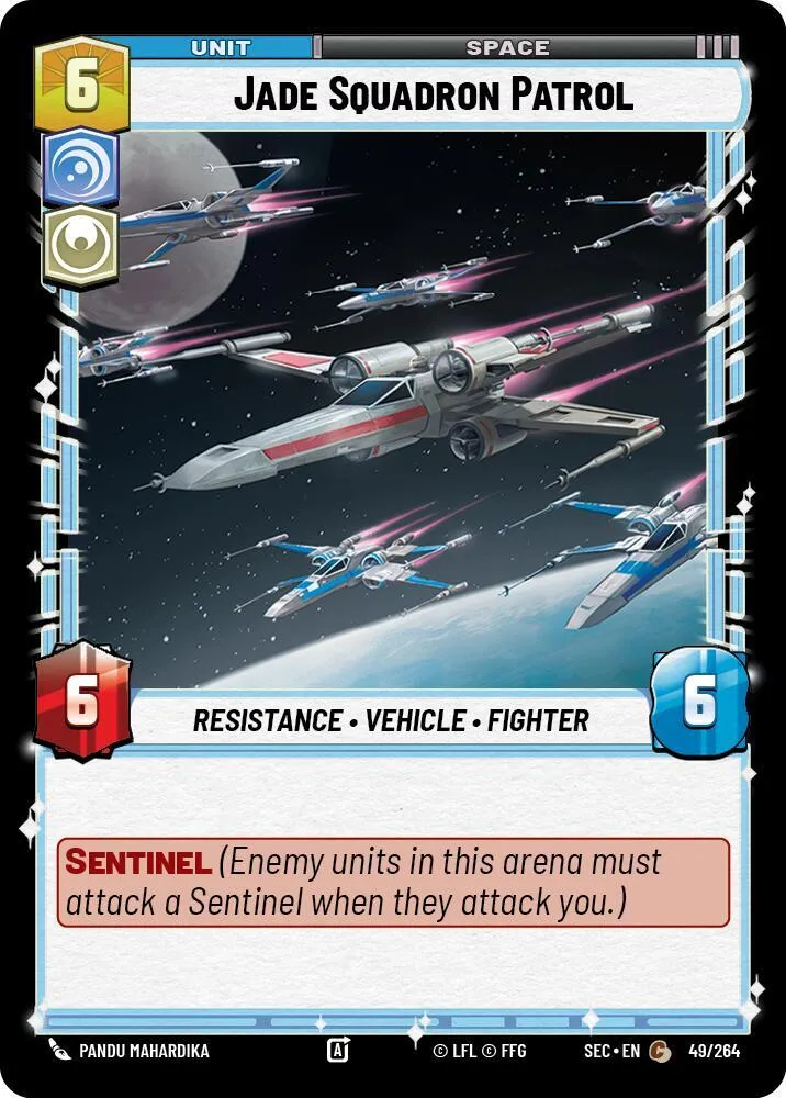 Patrouille de l'Escadron Jade — Secrets of Power — Star Wars: Unlimited