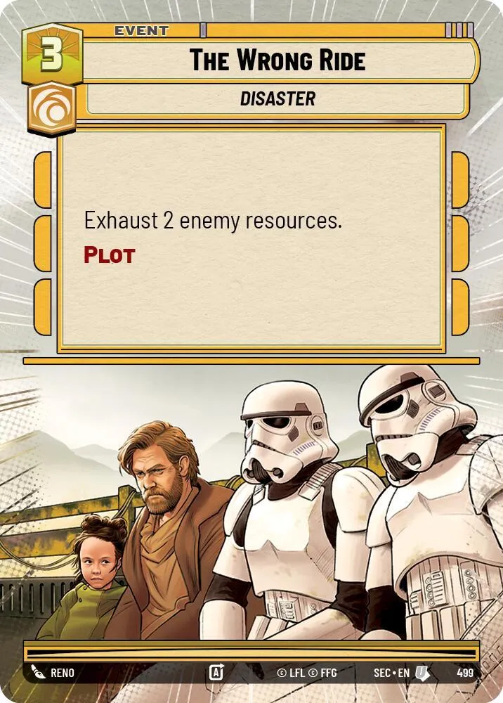 Faire Fausse Route — Secrets of Power — Star Wars: Unlimited