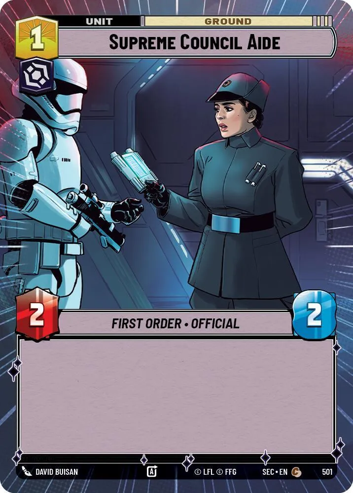 Assistante du Conseil Suprême — Secrets of Power — Star Wars: Unlimited