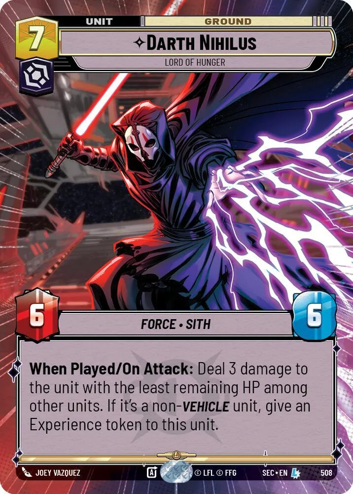 Darth Nihilus - Lord of Hunger — Secrets of Power — Star Wars: Unlimited
