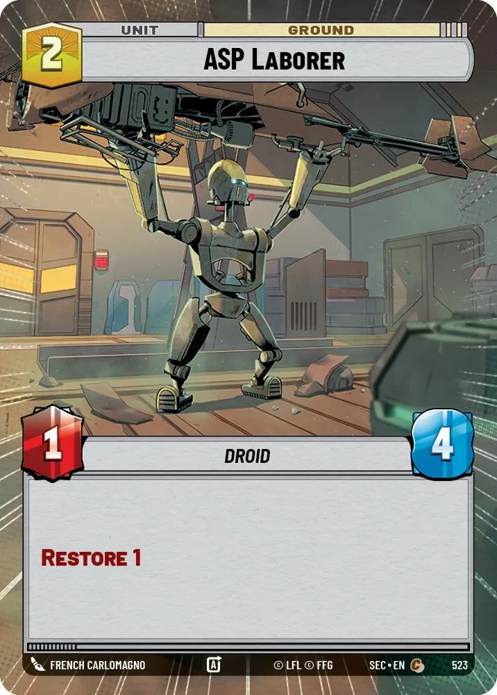 Ouvrier ASP — Secrets of Power — Star Wars: Unlimited