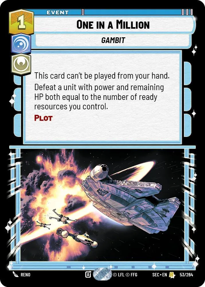 One in a Million — Secrets of Power — Star Wars: Unlimited