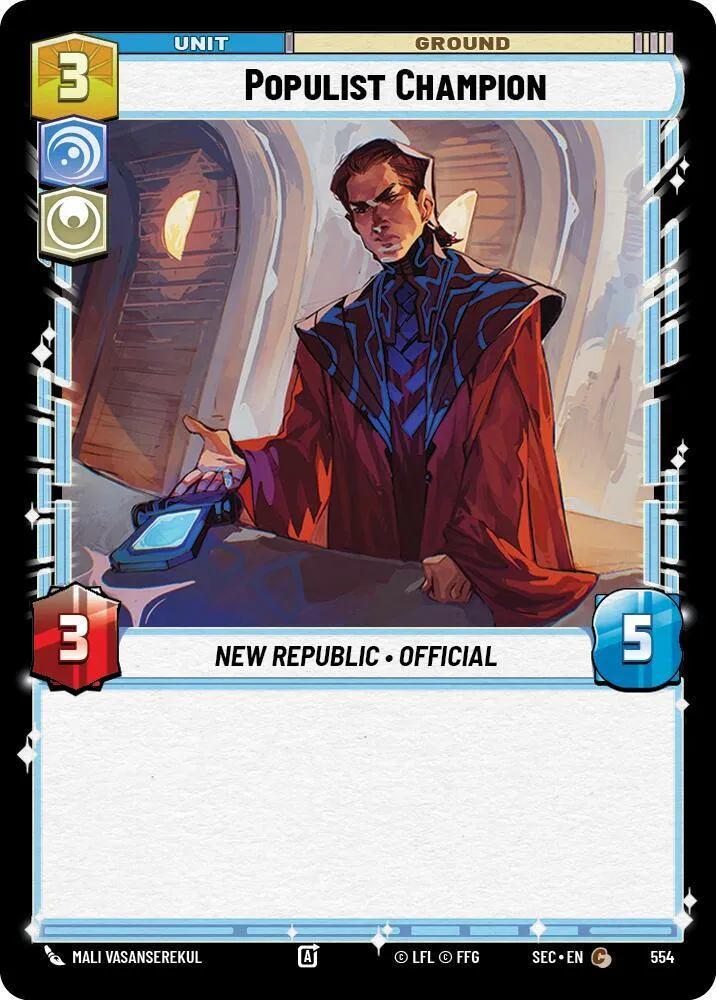 Champion Populiste — Secrets of Power — Star Wars: Unlimited