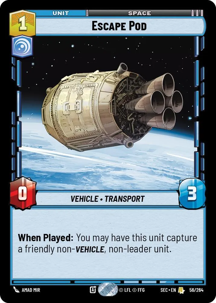 Capsule de Sauvetage — Secrets of Power — Star Wars: Unlimited