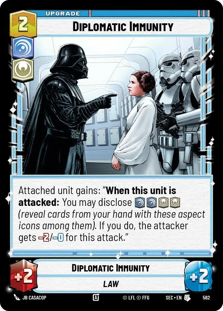 Immunité Diplomatique — Secrets of Power — Star Wars: Unlimited
